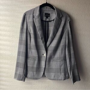 Worthington Gray Plaid Blazer
